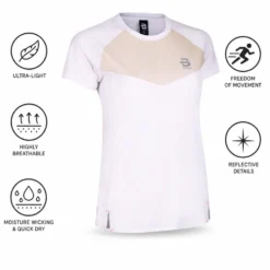 Maglietta da trail Bjorn Daehlie T-shirt Run 365 W Brilliant White