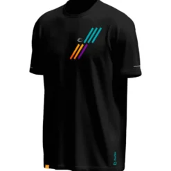 Maglietta da trail Bv Sport Haut Technique Light Reflect Noir Turquoise