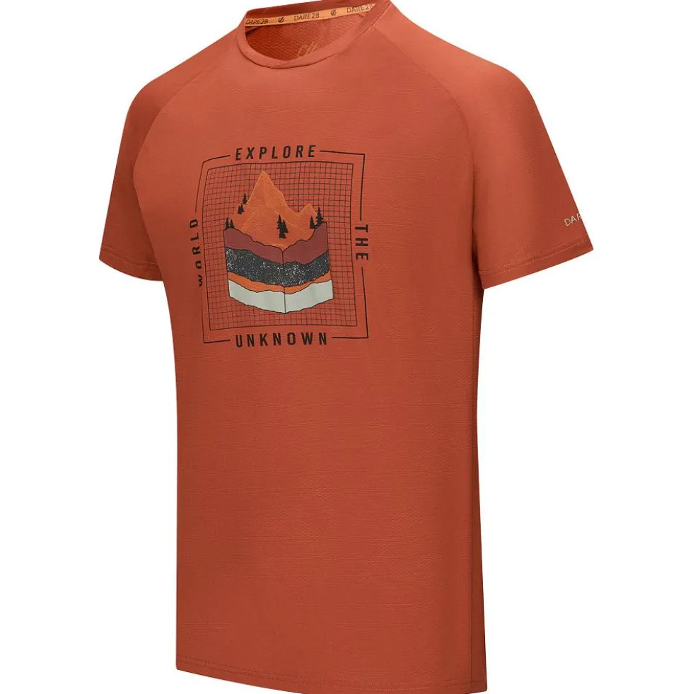 Maglietta da trail DARE2B Tech II tee Arabian Spice