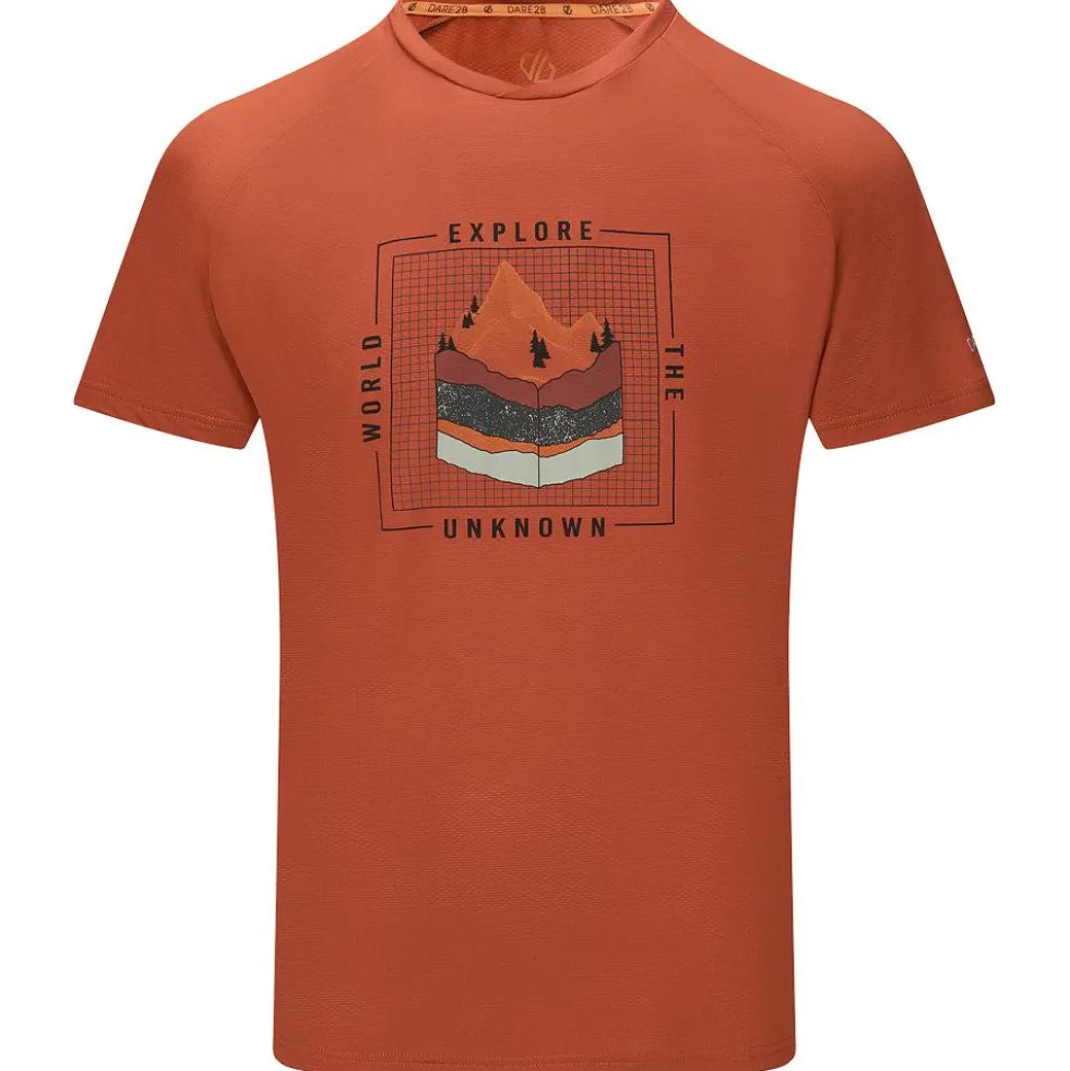 Maglietta da trail DARE2B Tech II tee Arabian Spice