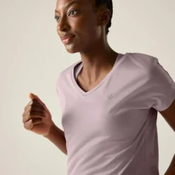 Maglietta da trail DARE2B Vigilant Tee Mauve Shadow