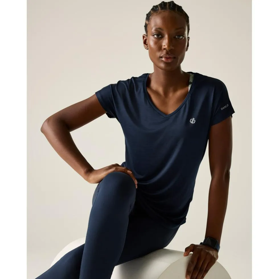 Maglietta da trail DARE2B Vigilant Tee Navy