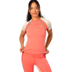 Maglietta da trail Kari Traa Alma Tee Shirt Coral