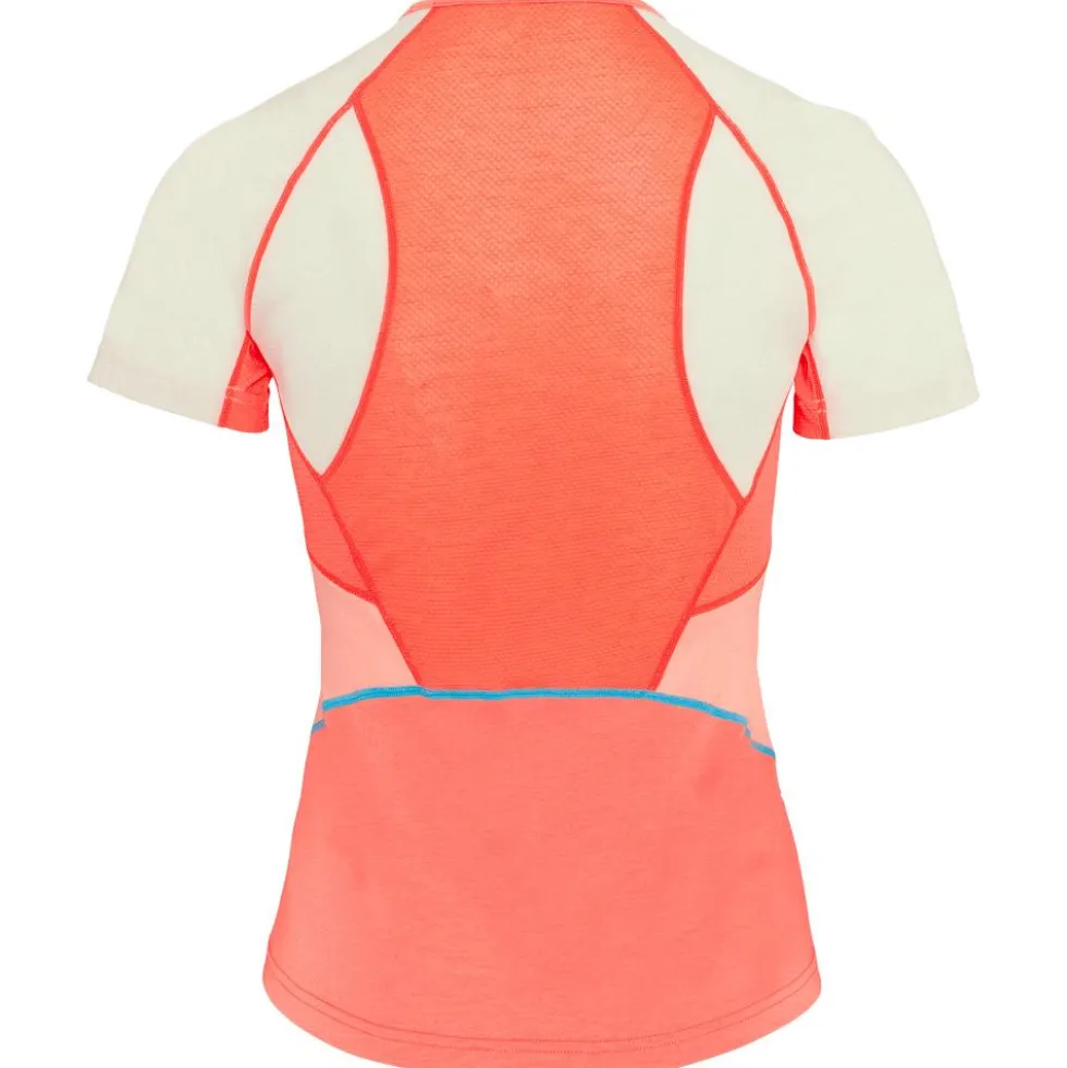 Maglietta da trail Kari Traa Alma Tee Shirt Coral