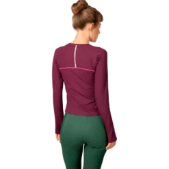Maglietta da trail Kari Traa Linnea Long Sleeve Wine