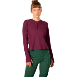 Maglietta da trail Kari Traa Linnea Long Sleeve Wine