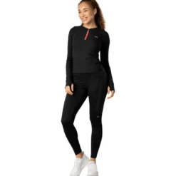 Maglietta da trail Kari Traa Linnea Long Sleeve Black