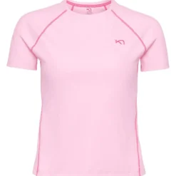 Maglietta da trail Kari Traa Linnea Tee Shirt Cotton Candy