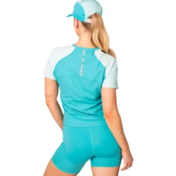 Maglietta da trail Kari Traa Linnea Tee Shirt Blue Lagoon