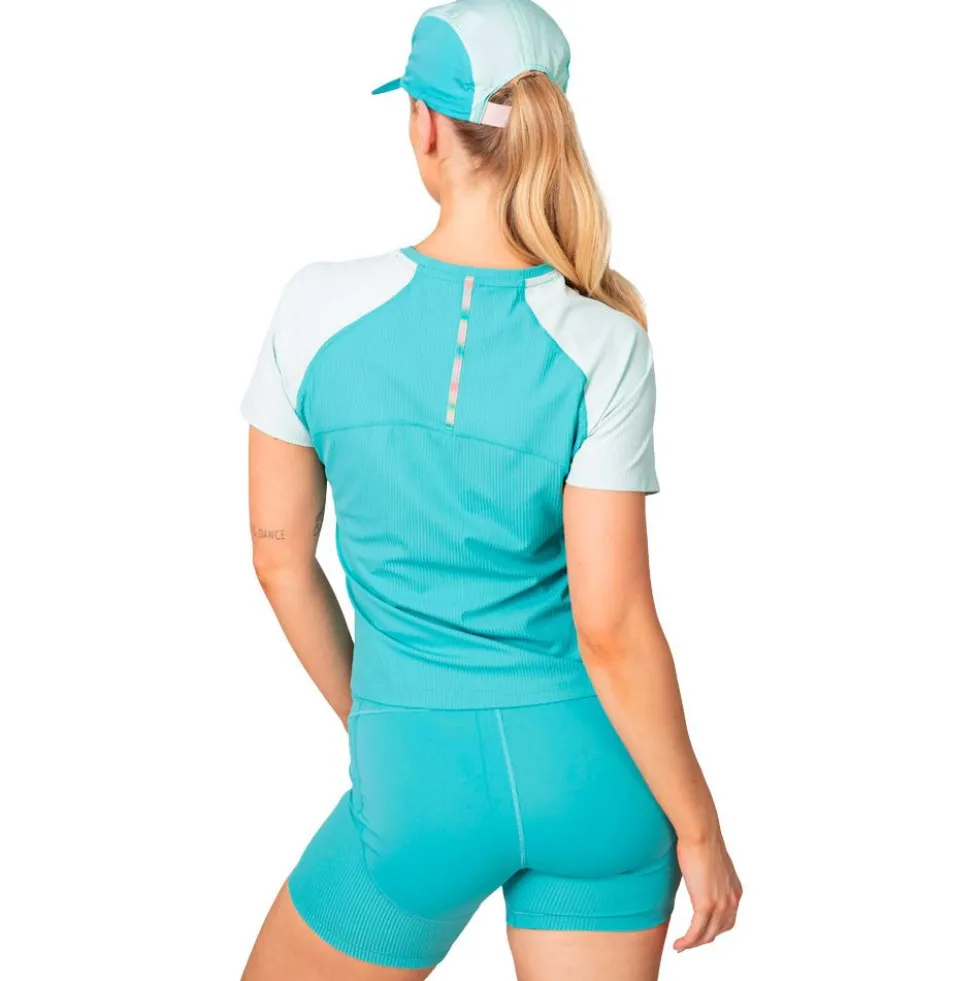 Maglietta da trail Kari Traa Linnea Tee Shirt Blue Lagoon