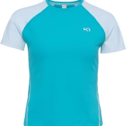 Maglietta da trail Kari Traa Linnea Tee Shirt Blue Lagoon