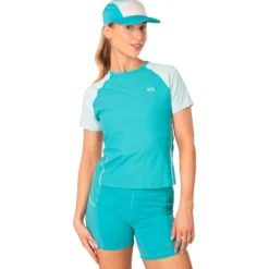 Maglietta da trail Kari Traa Linnea Tee Shirt Blue Lagoon