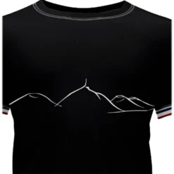Maglietta da trail Le Colibri Frenchy L’auvergnat Noir