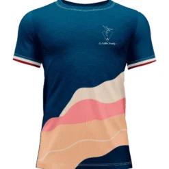 Maglietta da trail Le Colibri Frenchy L’AltiRun Bleu