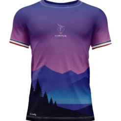 Maglietta da trail Le Colibri Frenchy Obscura Violet