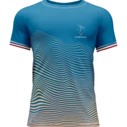 Maglietta da trail Le Colibri Frenchy Le 1886 Bleu