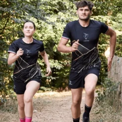 Maglietta da trail Le Colibri Frenchy La Pente Nord Noir