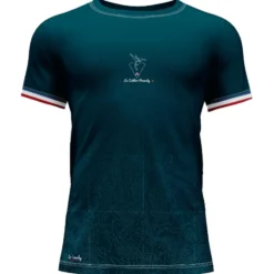 Maglietta da trail Le Colibri Frenchy Latitude Bleu Vert
