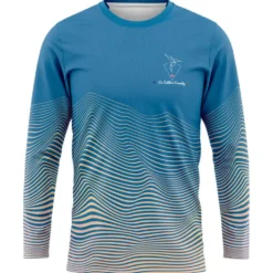 Maglietta da trail Le Colibri Frenchy Le 1886 Manches Longues Bleu