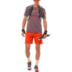 Maglietta da trail Millet Intense Essential Tee Shirt Short Sleeve M Pepper