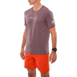 Maglietta da trail Millet Intense Essential Tee Shirt Short Sleeve M Pepper