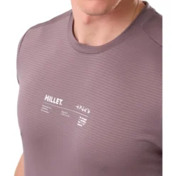 Maglietta da trail Millet Intense Essential Tee Shirt Short Sleeve M Pepper