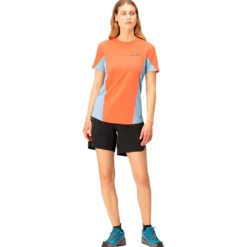 Maglietta da trail Norrona senja equaliser lightweight T-shirt W's Flamingo