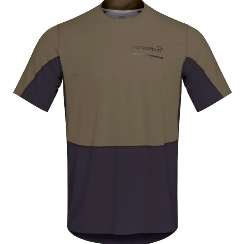 Maglietta da trail Norrona senja equaliser lightweight T-shirt M's Olive Night