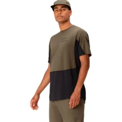 Maglietta da trail Norrona senja equaliser lightweight T-shirt M's Olive Night