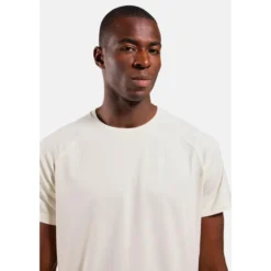 Maglietta da trail Odlo Essential 365 Tee Shirt Crew Neck Short Sleeve Gardenia
