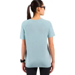 Maglietta da trail Odlo Essential 365 Short Sleeve W's Baby Blue