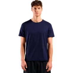 Maglietta da trail Odlo Essential 365 Tee Shirt Crew Neck Short Sleeve Eclipse Melange