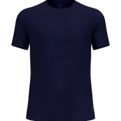 Maglietta da trail Odlo Essential 365 Tee Shirt Crew Neck Short Sleeve Eclipse Melange