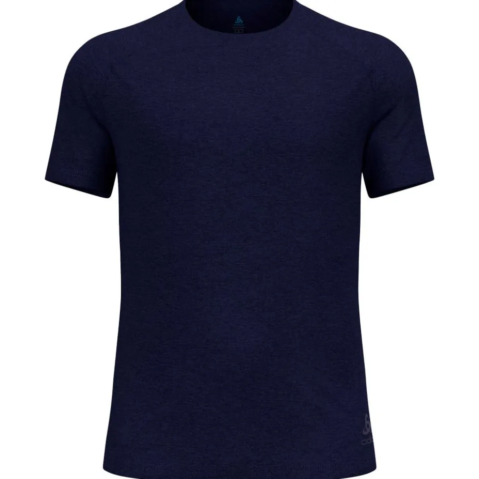 Maglietta da trail Odlo Essential 365 Tee Shirt Crew Neck Short Sleeve Eclipse Melange