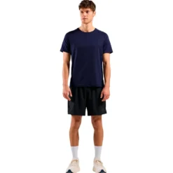 Maglietta da trail Odlo Essential 365 Tee Shirt Crew Neck Short Sleeve Eclipse Melange