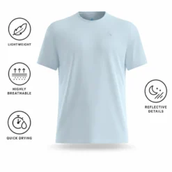 Maglietta da trail Odlo Essential Flyer Short Sleeve Baby Blue