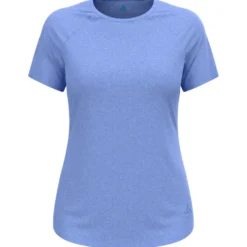 Maglietta da trail Odlo Tee Shirt Crew Neck Essential Short Sleeve Persian Jewel Melange