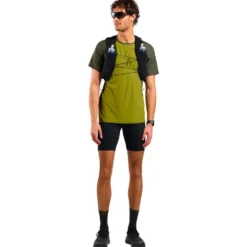 Maglietta da trail Odlo X Alp Trail Short Sleeve Guacamole Deep Depths