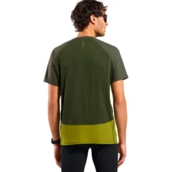 Maglietta da trail Odlo X Alp Trail Short Sleeve Guacamole Deep Depths