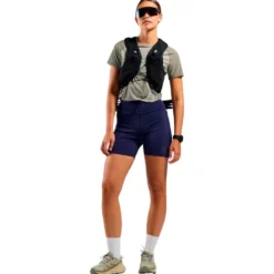 Maglietta da trail Odlo X Alp Trail Short Sleeve W's Agate Gray Vetiver