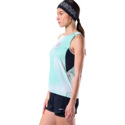 Maglietta da trail Rossignol W's Sapa Ultra Tank White Line Fogg