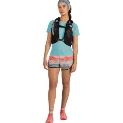 Maglietta da trail Rossignol W Sapa Tee Caribbean
