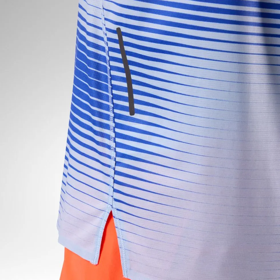 Maglietta da trail Rossignol Sapa Ultra Tank Dazzle Blue Line Fogg