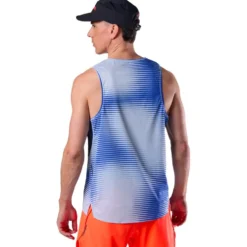 Maglietta da trail Rossignol Sapa Ultra Tank Dazzle Blue Line Fogg