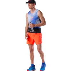 Maglietta da trail Rossignol Sapa Ultra Tank Dazzle Blue Line Fogg