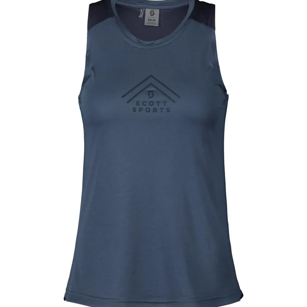 Maglietta da trail Scott Endurance Tech Tank W Metal Blue Dark Blue