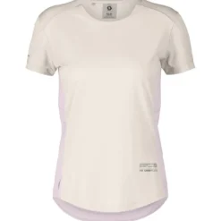 Maglietta da trail Scott W's Endurance Tech Short Sleeve Cotton White Bliss Pink