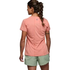Maglietta da trekking Black Diamond W Lightwire Tech Tee Himalayan Salt