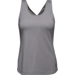 Maglietta da trekking Black Diamond Splitter Tank W Pewter Stripe