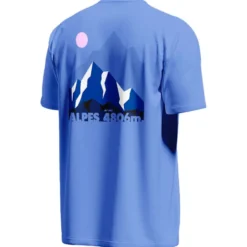 Maglietta da trekking Bv Sport Trek Summit Lyocell Alpes Bleu